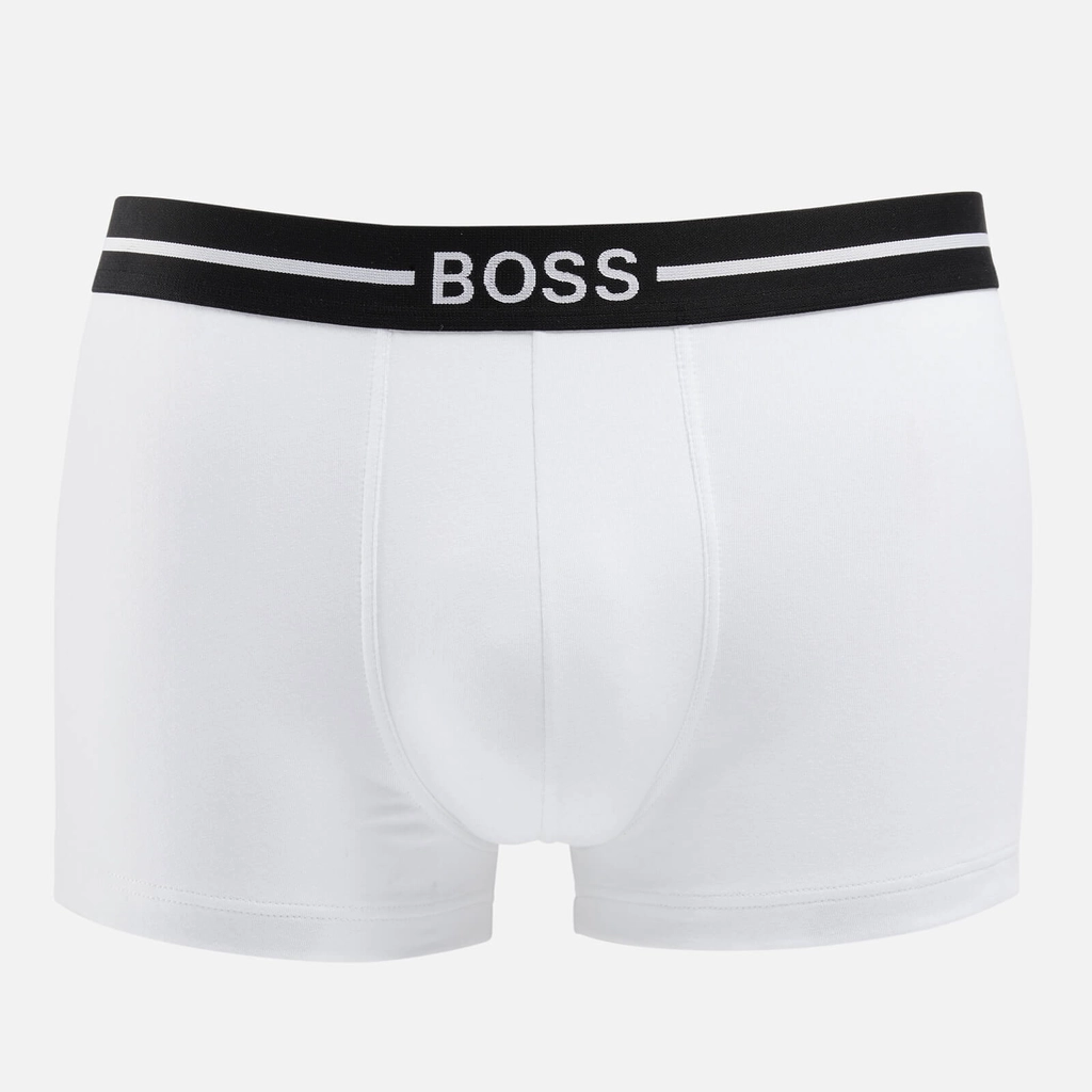 Boss Bodywear Men's Organic Cotton 3-Pack Trunks - Black - S